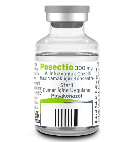 POSECTIO 300 MG I.V. INFUZYONLUK COZELTI HAZIRLAMAK ICIN KONSANTRE (1 FLAKON) 1 POSECTIO 300 MG I.V. INFUZYONLUK COZELTI HAZIRLAMAK ICIN KONSANTRE 1 FLAKON 33512