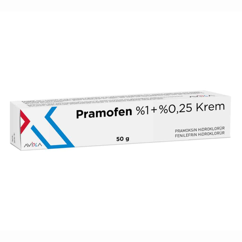 PRAMOFEN %1+%0,25 KREM (50 G) 1 PRAMOFEN 1025 KREM 50 G 24721