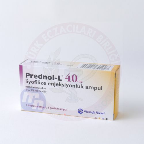 PREDNOL-L 40 MG 1 AMPUL 1 PREDNOL L 40 MG 1 AMPUL 24740