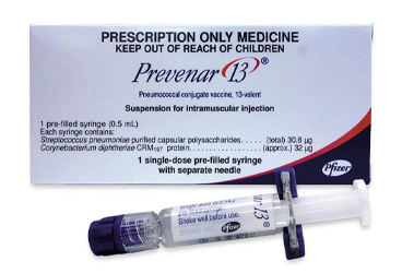 PREVENAR 0.5 ML ENJEKSIYON ICIN SUSPANSIYON ICEREN KULL.HAZ.ENJEKTOR 1 PREVENAR 0.5 ML ENJEKSIYON ICIN SUSPANSIYON ICEREN KULL.HAZ .ENJEKTOR 33599