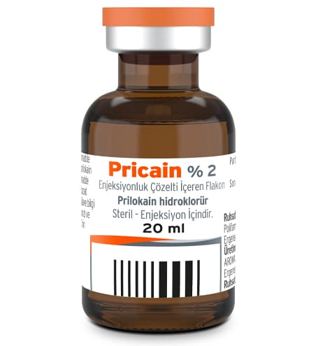 PRICAIN %2 IV ENJEKSIYONLUK COZ. ICEREN FLAKON 1 PRICAIN 2 IV ENJEKSIYONLUK COZ. ICEREN FLAKON 24748