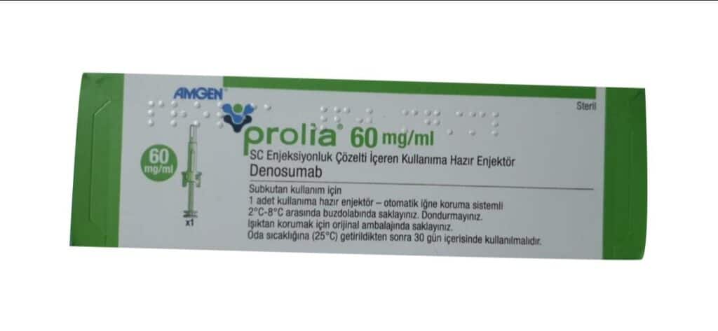 PROLIA 60 MG/ML SC ENJEKSIYONLUK COZELTI ICEREN KULLANIMA HAZIR ENJEKTOR (1 ADET) 1 PROLIA 60 MG ML SC ENJEKSIYONLUK COZELTI ICEREN KULLANIMA HAZIR ENJEKTOR 1 ADET 24812
