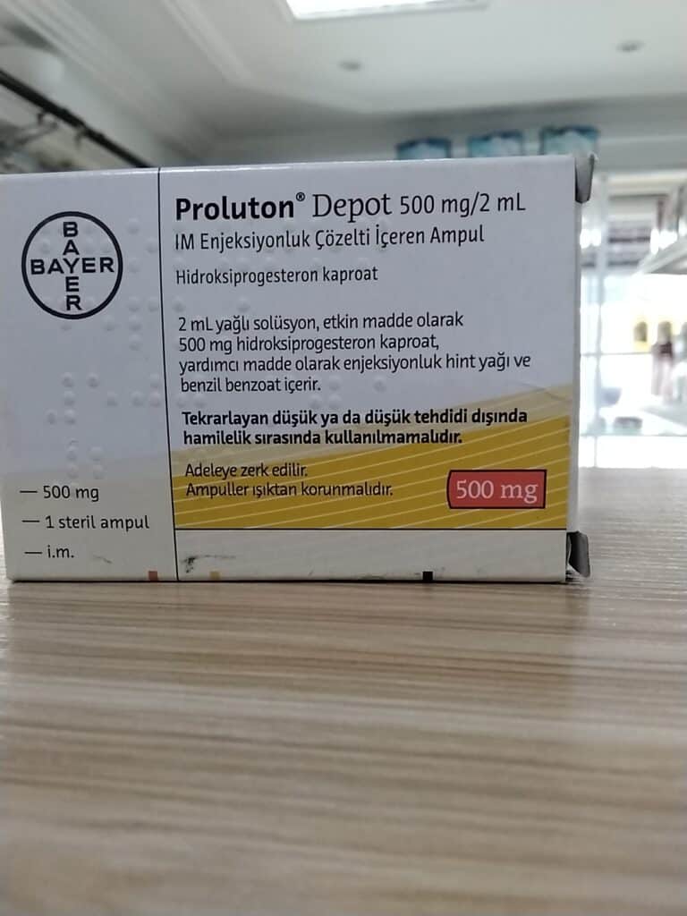 PROLUTON DEPOT 500 MG/2ML 1 AMPUL 1 PROLUTON DEPOT 500 MG 2ML 1 AMPUL 33685