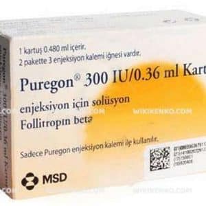 PUREGON 300 IU 0.36 ML S.C. ENJ. ICIN SOL. ICEREN 1 KARTUS 33757