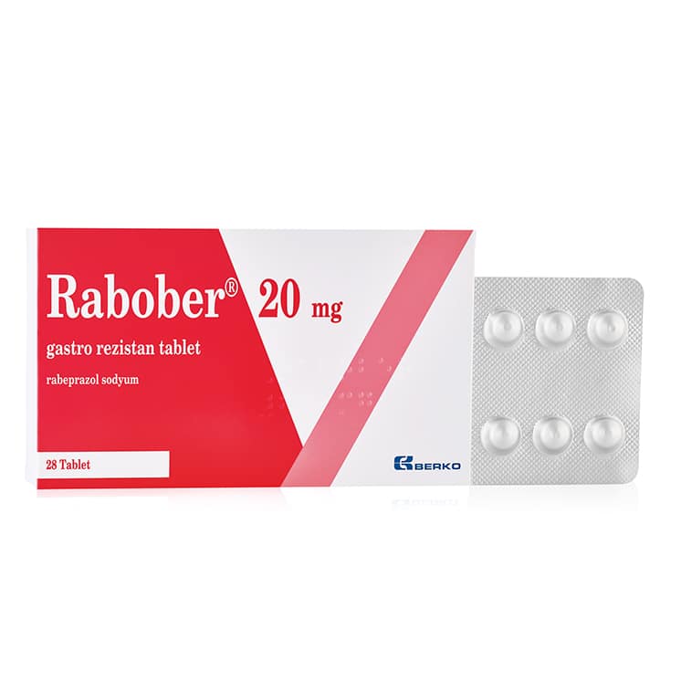 RABOBER 20 MG GASTRO REZISTAN TABLET (28 TABLET) 1 RABOBER 20 MG GASTRO REZISTAN TABLET 28 TABLET 24901