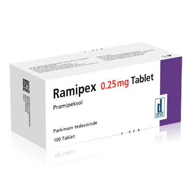 RAMIPEX 0,25 MG 100 TABLET 1 RAMIPEX 025 MG 100 TABLET 24910