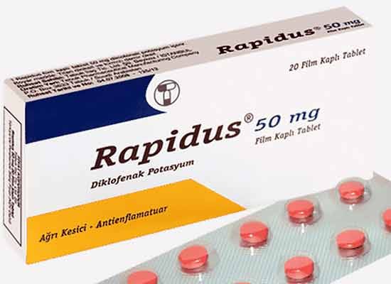 RAPIDUS 50 MG 20 FILM KAPLI TABLET 1 RAPIDUS 50 MG 20 FILM KAPLI TABLET 33821