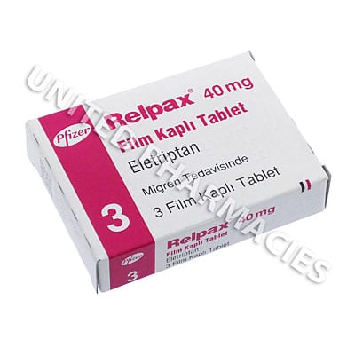 RELPAX 40 MG 1 FILM TABLET 1 RELPAX 40 MG 1 FILM TABLET 33879