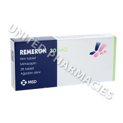 REMERON 30 MG 28 TABLET 1 REMERON 30 MG 28 TABLET 24993