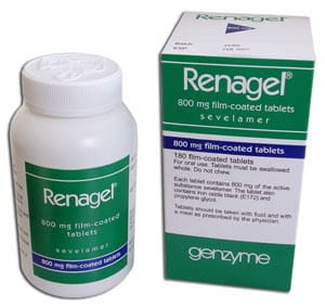 RENAGEL 800 MG 180 FILM TABLET 1 RENAGEL 800 MG 180 FILM TABLET 33900