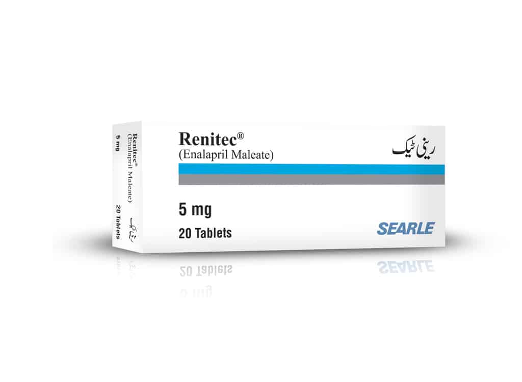 RENITEC 5 MG 20 TABLET 1 RENITEC 5 MG 20 TABLET 33917