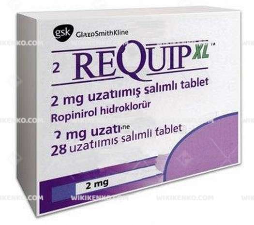 REQUIP XL 2 MG UZATILMIS SALIMLI 28 TABLET 1 REQUIP XL 2 MG UZATILMIS SALIMLI 28 TABLET 25016