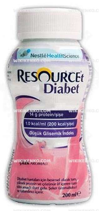 RESOURCE DIABET CILEK AROMALI 200 ML 1 RESOURCE DIABET CILEK AROMALI 200 ML 25026