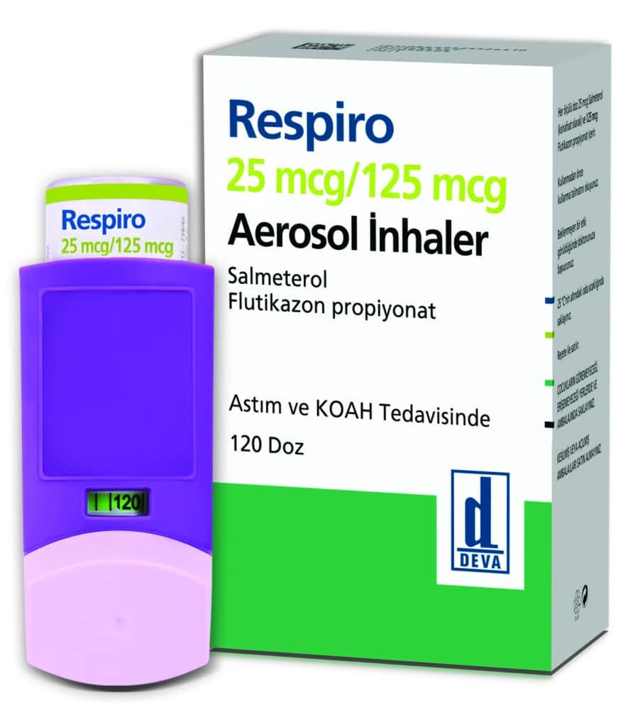RESPIRO 25 MCG/250 MCG AEROSOL INHALER 1 RESPIRO 25 MCG 250 MCG AEROSOL INHALER 25048