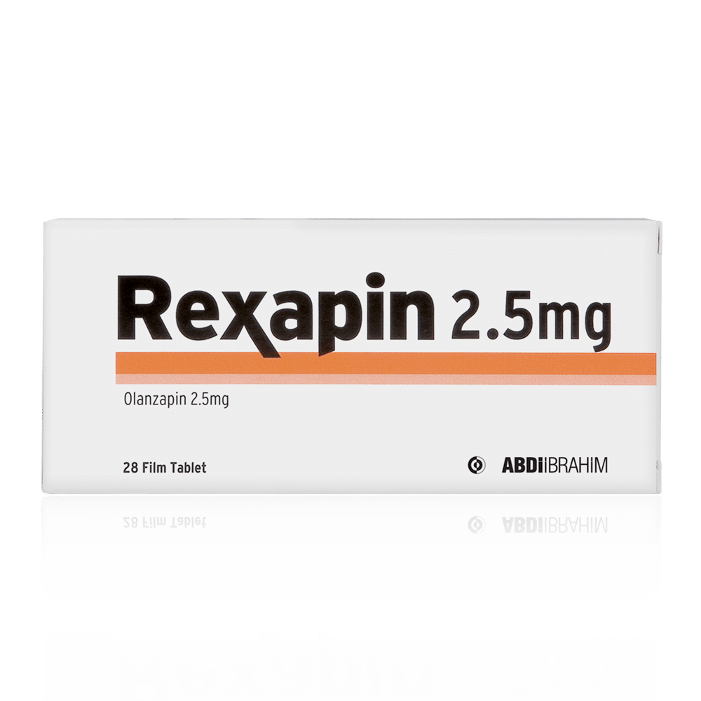 REXAPIN 2,5 MG 28 FILM TABLET 1 REXAPIN 25 MG 28 FILM TABLET 25075