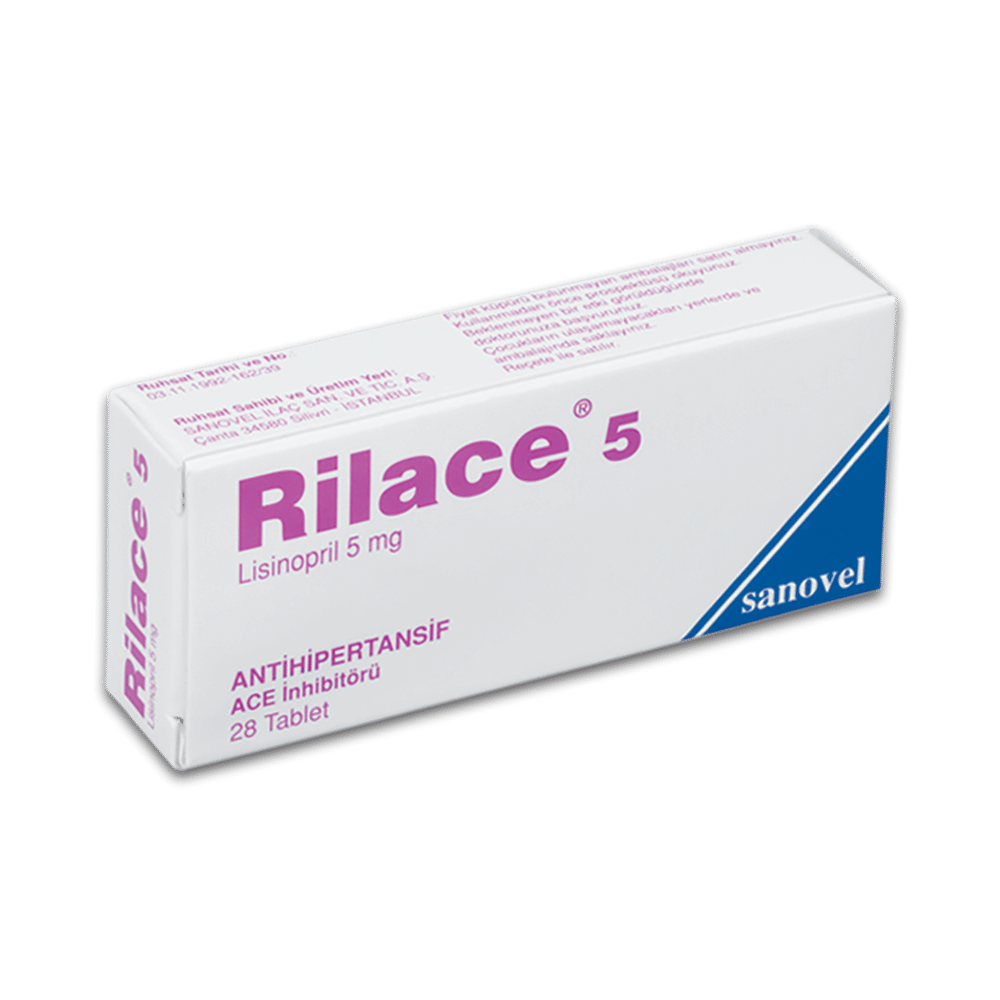 RILACE 5 MG 28 TABLET 1 RILACE 5 MG 28 TABLET 25111