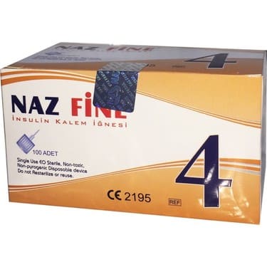 RINAFINE STERIL INSULIN KALEM IGNE UCU 31GX5MM 1 RINAFINE STERIL INSULIN KALEM IGNE UCU 31GX5MM 25131