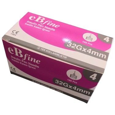 RINAFINE STERIL INSULIN KALEM IGNE UCU 32GX4MM 25134