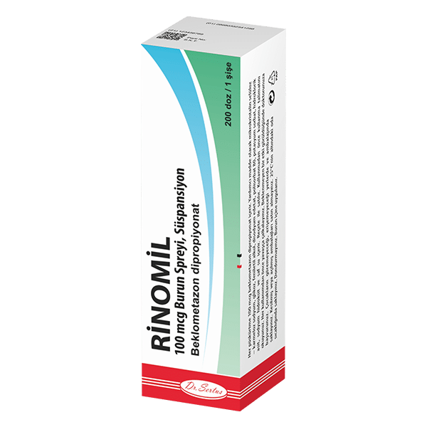 RINOMIL 100 MCG BURUN SPREYI, SUSPANSIYON 1 RINOMIL 100 MCG BURUN SPREYI SUSPANSIYON 34101