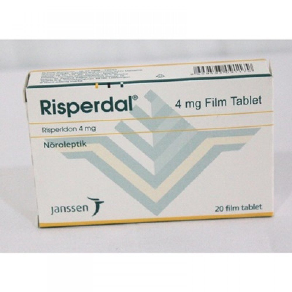 RISPERDAL 4 MG 20 FILM TABLET 1 RISPERDAL 4 MG 20 FILM TABLET 25168