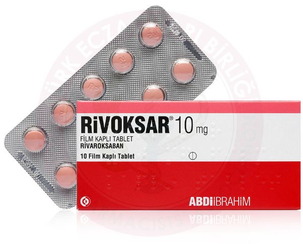 RIVOKSAR 10 MG FILM KAPLI TABLET (10 TABLET) 1 RIVOKSAR 10 MG FILM KAPLI TABLET 10 TABLET 25184