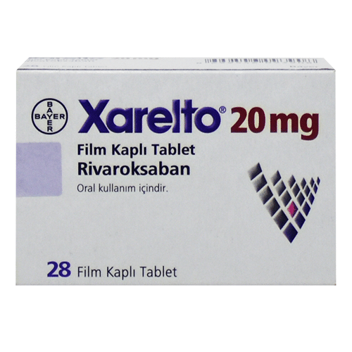 RIVOKSAR 20 MG FILM KAPLI TABLET (28 TABLET) 1 RIVOKSAR 20 MG FILM KAPLI TABLET 28 TABLET 25186