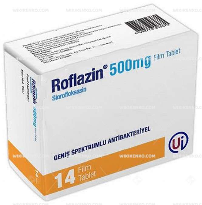 ROFLAZIN 500 MG 14 FILM TABLET 1 ROFLAZIN 500 MG 14 FILM TABLET 34188