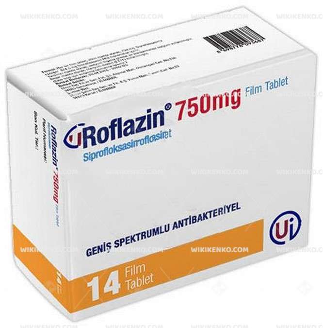 ROFLAZIN 750 MG 14 FILM TABLET 1 ROFLAZIN 750 MG 14 FILM TABLET 34189