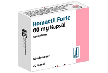 ROMACTIL FORTE 60 MG KAPSUL (20 ADET) 1 ROMACTIL FORTE 60 MG KAPSUL 20 ADET 25202