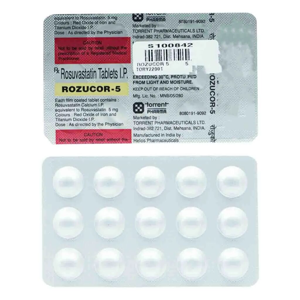 ROSUCOR 5 MG 28 FILM TABLET 34218