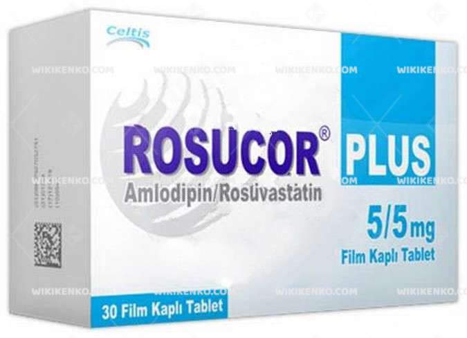 ROSUCOR PLUS 5/20 MG 30 FILM KAPLI TABLET 1 ROSUCOR PLUS 5 20 MG 30 FILM KAPLI TABLET 34224