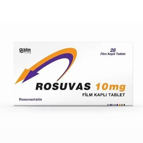 ROSUVAS 10 MG 84 FILM KAPLI TABLET 1 ROSUVAS 10 MG 84 FILM KAPLI TABLET 34241