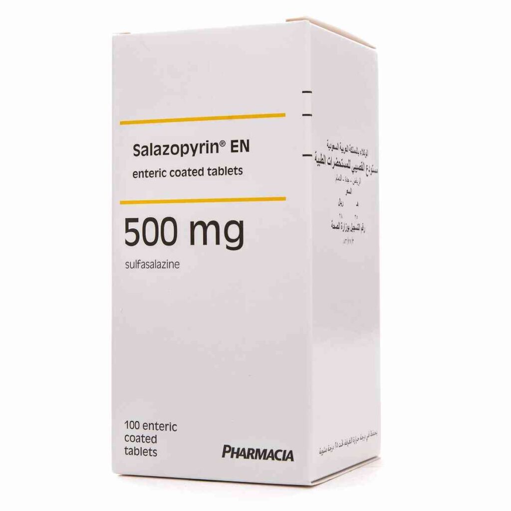 SALAZOPYRIN-EN 500 MG 50 TABLET 1 SALAZOPYRIN EN 500 MG 50 TABLET 34307