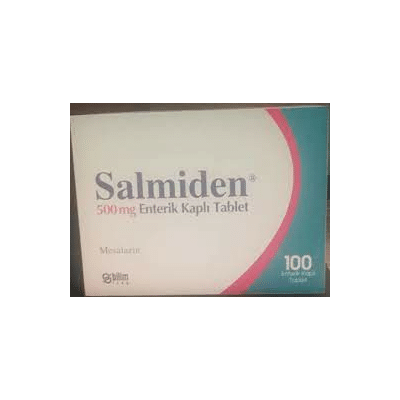 SALMIDEN 500 MG 100 ENT. TABLET 1 SALMIDEN 500 MG 100 ENT. TABLET 25253