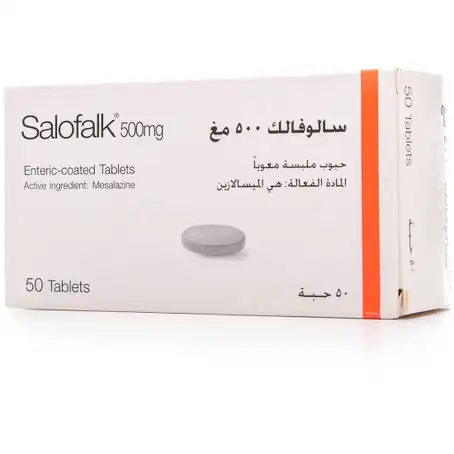 SALOFALK 500 MG 100 ENT. TABLET 1 SALOFALK 500 MG 100 ENT. TABLET 25254