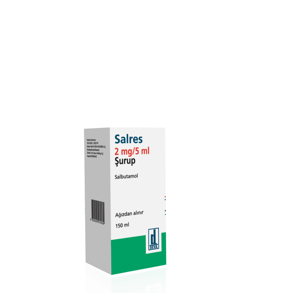 SALRES 2 MG/5 ML SURUP (150 ML) 1 SALRES 2 MG 5 ML SURUP 150 ML 25257
