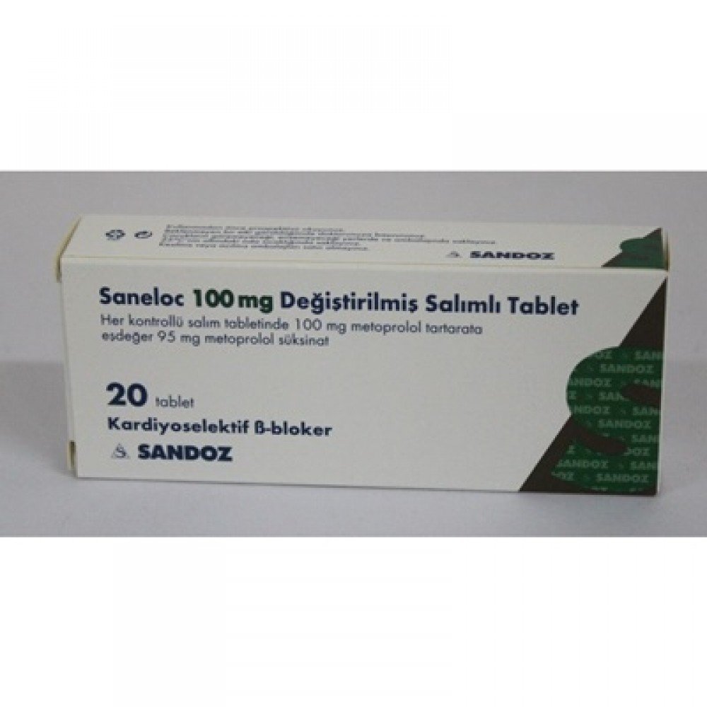 SANELOC 100 MG 20 DEGISTIRILMIS SALINIMLI TABLET 1 SANELOC 100 MG 20 DEGISTIRILMIS SALINIMLI TABLET 25269