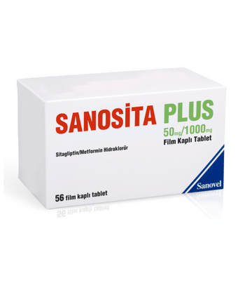 SANOSITA PLUS 50 MG/1000 MG FILM KAPLI TABLET (56 TABLET) 1 SANOSITA PLUS 50 MG 1000 MG FILM KAPLI TABLET 56 TABLET 25278