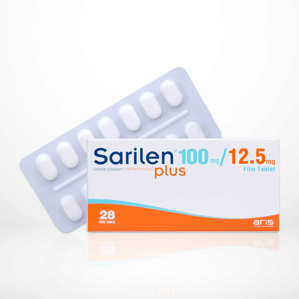 SARILEN PLUS 100 MG/12,5 MG 28 FILM TABLET 1 SARILEN PLUS 100 MG 125 MG 28 FILM TABLET 25292