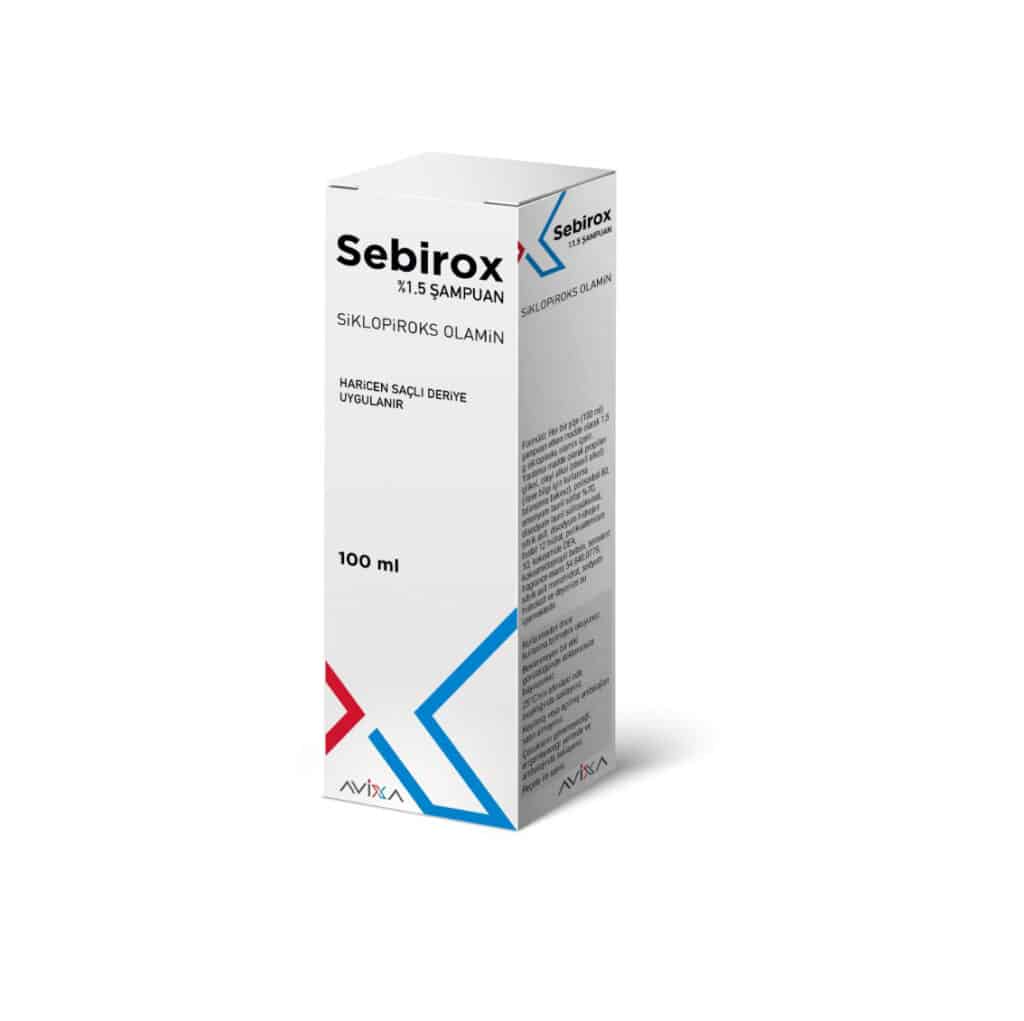 SEBIROX % 1,5 100 ML SAMPUAN 1 SEBIROX 15 100 ML SAMPUAN 25301