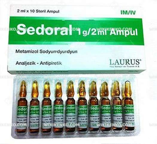 SEDORAL 1G 2 ML 10 AMPUL 34384