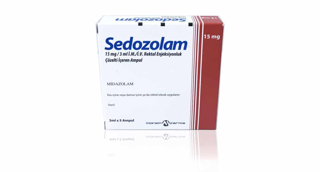 SEDOZOLAM 15 MG/3 ML 5 AMPUL 1 SEDOZOLAM 15 MG 3 ML 5 AMPUL 34385