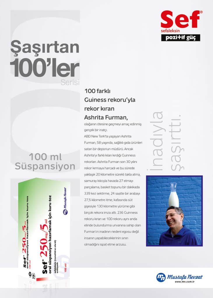SEF 250 MG/5 ML ORAL SUSPANSIYON ICIN KURU 100 ML TOZ 1 SEF 250 MG 5 ML ORAL SUSPANSIYON ICIN KURU 100 ML TOZ 25315