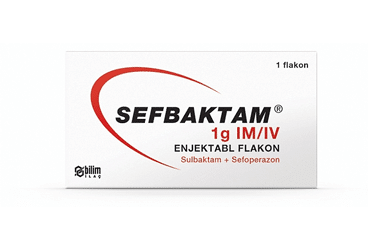 SEFBAKTAM 1 GR ENJEKTABL FLAKON 1 SEFBAKTAM 1 GR ENJEKTABL FLAKON 34405