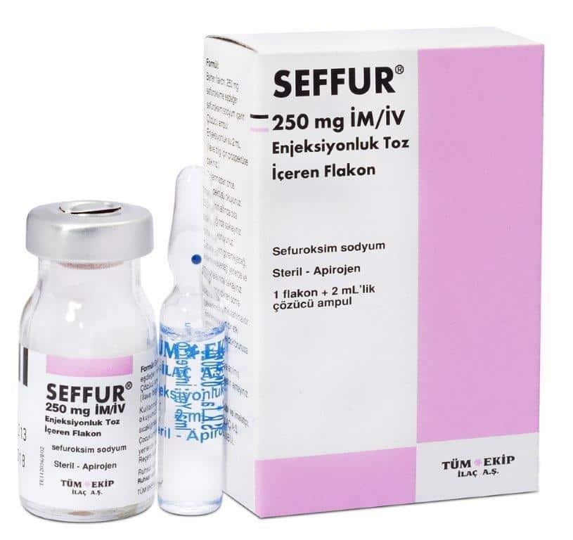 SEFFUR 1,5 MG IV ENJEKSIYONLUK TOZ ICEREN FLAKON 1 SEFFUR 15 MG IV ENJEKSIYONLUK TOZ ICEREN FLAKON 34408