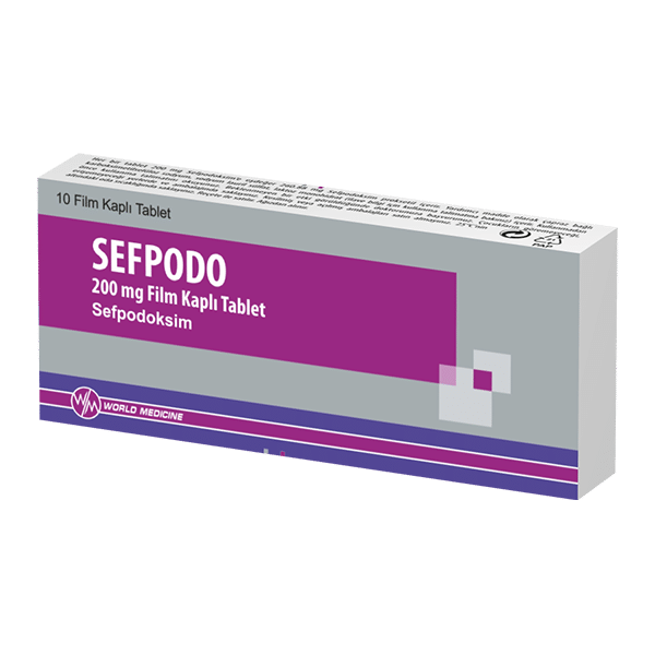 SEFPODO 200 MG FILM KAPLI TABLET (10 TABLET ) 1 SEFPODO 200 MG FILM KAPLI TABLET 10 TABLET 25330