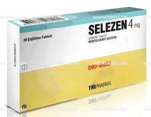 SELEZEN 4 MG 28 CIGNEME TABLETI 1 SELEZEN 4 MG 28 CIGNEME TABLETI 34455