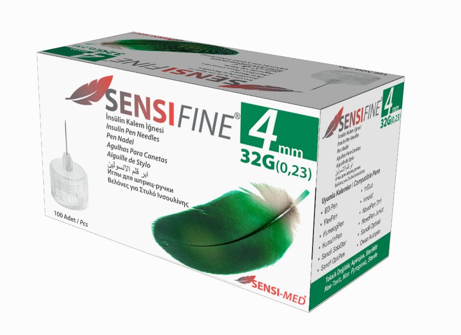 SENSIFINE INSULIN KALEM IGNESI 4 MM 1 SENSIFINE INSULIN KALEM IGNESI 4 MM 25349