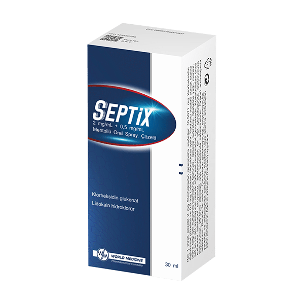 SEPTIX 2 MG/ML + 0,5 MG/ML MENTOLLU ORAL SPREY, COZELTI (30 ML) 1 SEPTIX 2 MG ML 05 MG ML MENTOLLU ORAL SPREY COZELTI 30 ML 25351