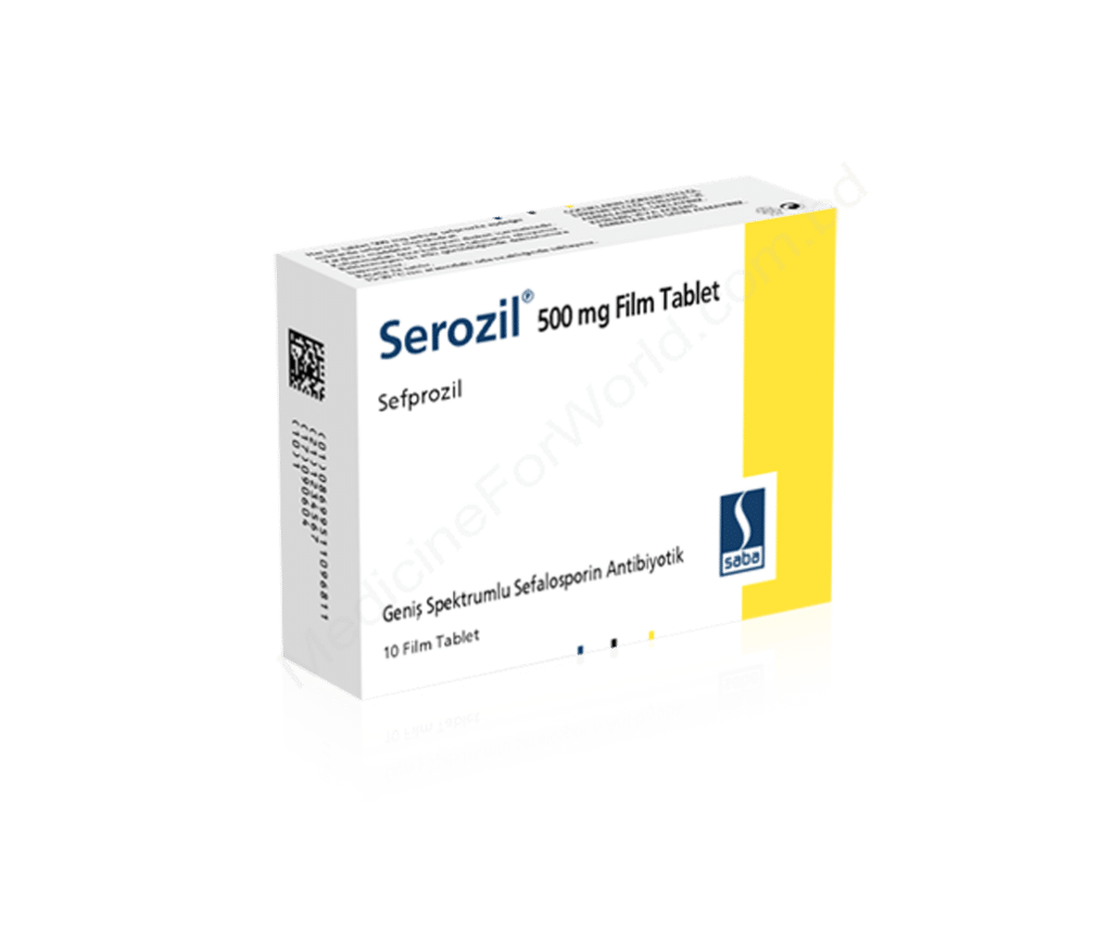 SEROZIL 500 MG 10 FILM TABLET 1 SEROZIL 500 MG 10 FILM TABLET 34519